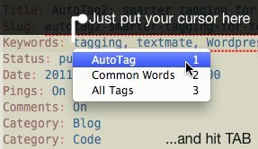 AutoTag Tab Trigger